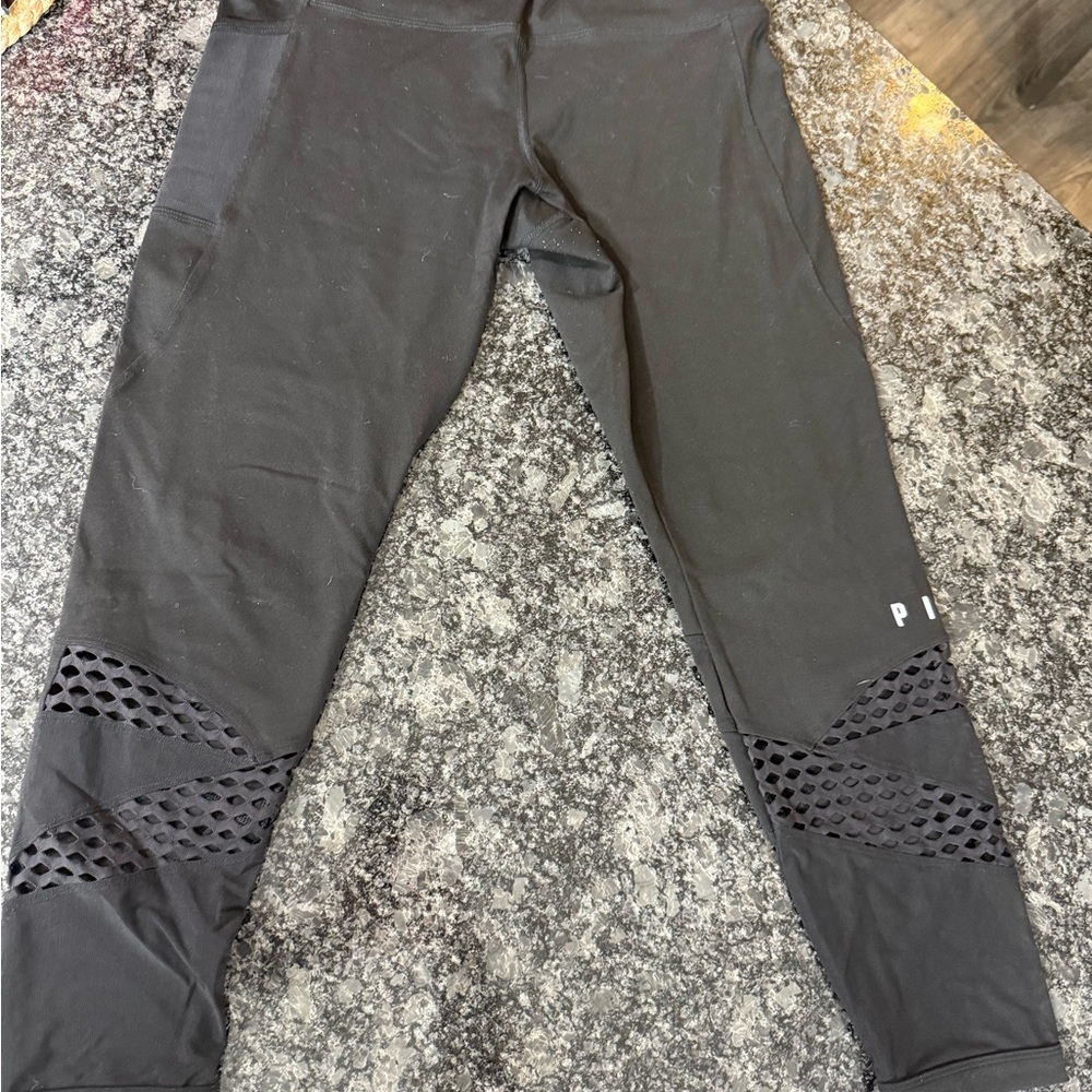 Victoria secret pink Black Leggings